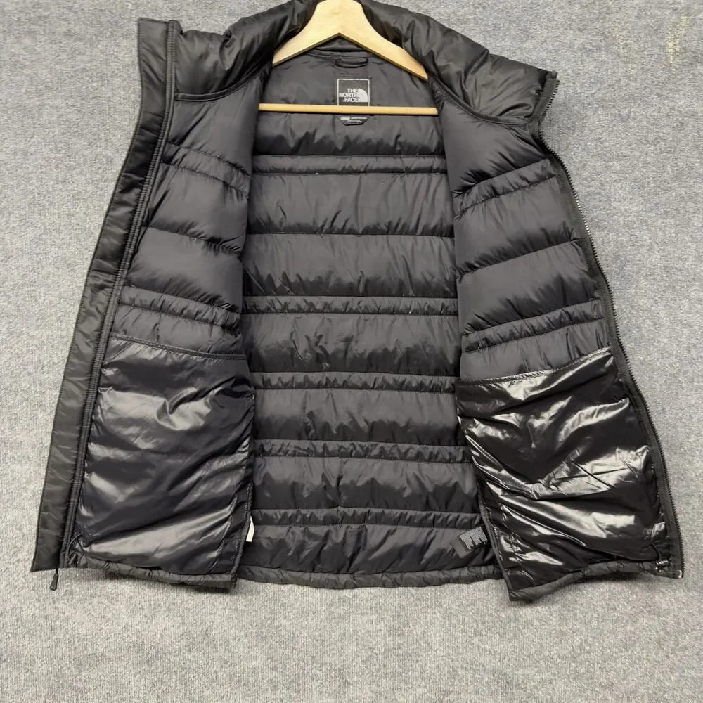The North Face 550 Down Puffer Vest Mens XL Black Insulated Zip Outdoor Hiking